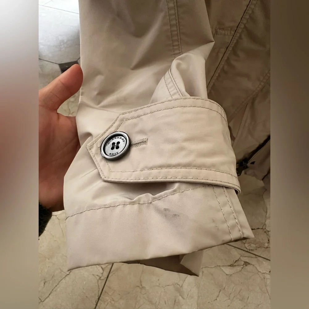 Burberry Beige Parka Coat
